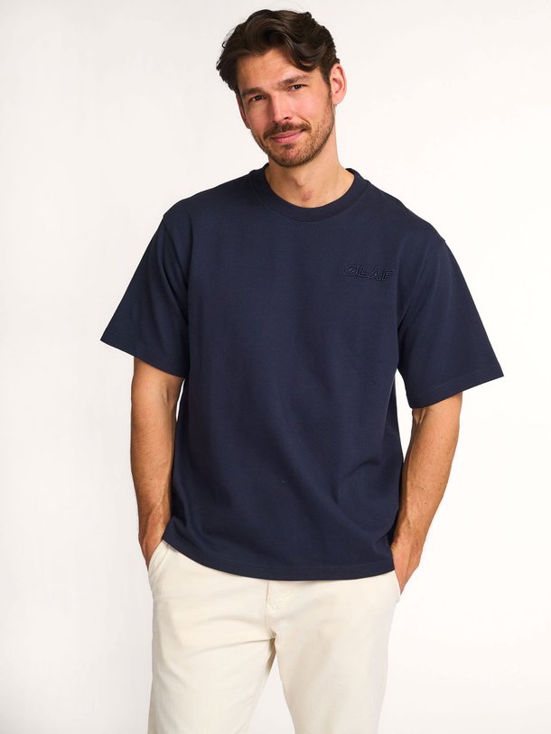 Ontdek de Katoenen logo T-shirt van OLAF bij Orangebag. Op werkdagen voor 21:45 besteld, morgen in huis.