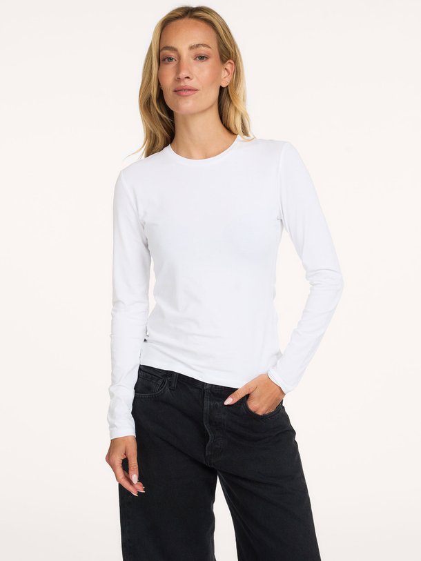 Ontdek de Saesme, organic cotton mix longsleeve van Samsoe Samsoe bij Orangebag. Op werkdagen voor 21:45 besteld, morgen in huis.