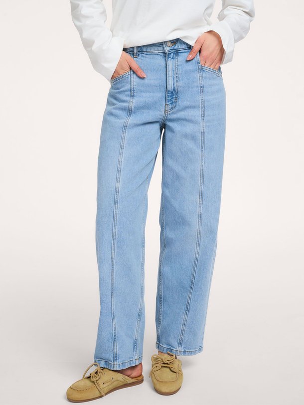 High waist barrel fit jeans