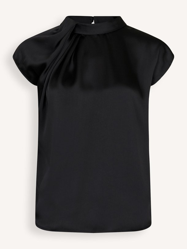 Ontdek de Fleur, geweven satijnlook top van Neo Noir bij Orangebag. Op werkdagen voor 21:45 besteld, morgen in huis.