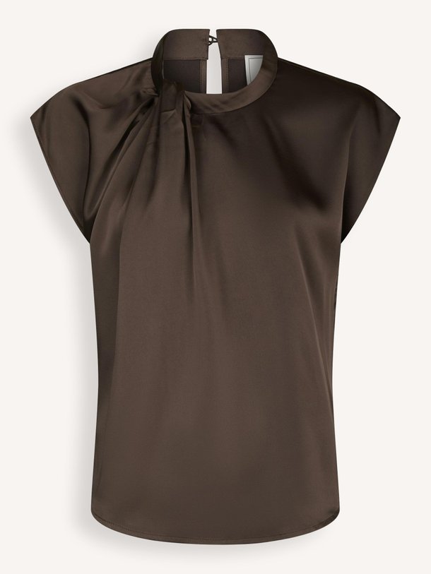 Ontdek de Fleur, geweven satijnlook top van Neo Noir bij Orangebag. Op werkdagen voor 21:45 besteld, morgen in huis.