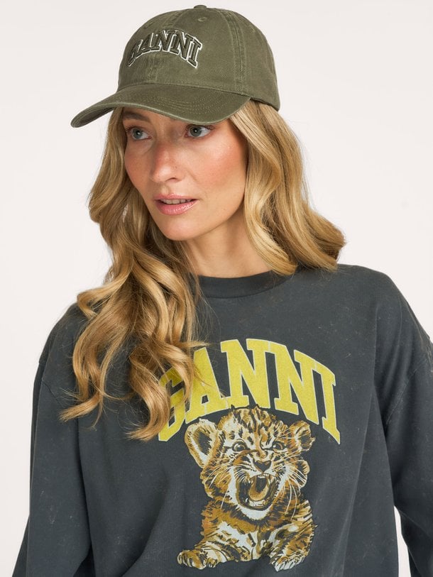 Washed Cotton Canvas Cap Emb Organic cotton pet