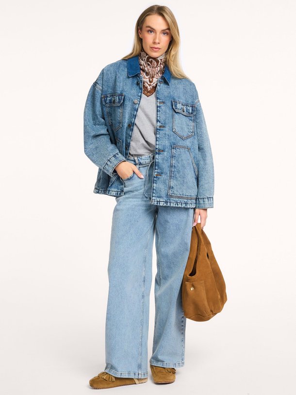 Ontdek de Joybird, denim jack van American Vintage bij Orangebag. Op werkdagen voor 21:45 besteld, morgen in huis.