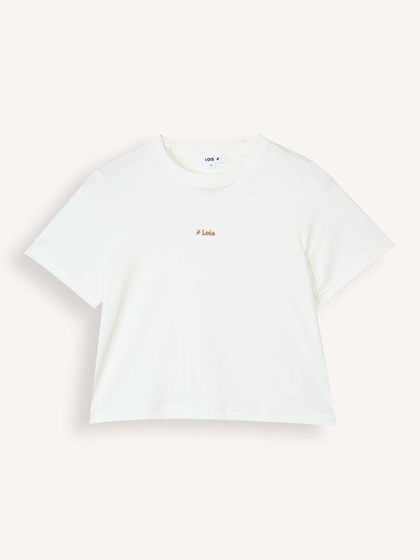 Ontdek de Cherry, katoenen logo T-shirt van Lois bij Orangebag. Op werkdagen voor 21:45 besteld, morgen in huis.