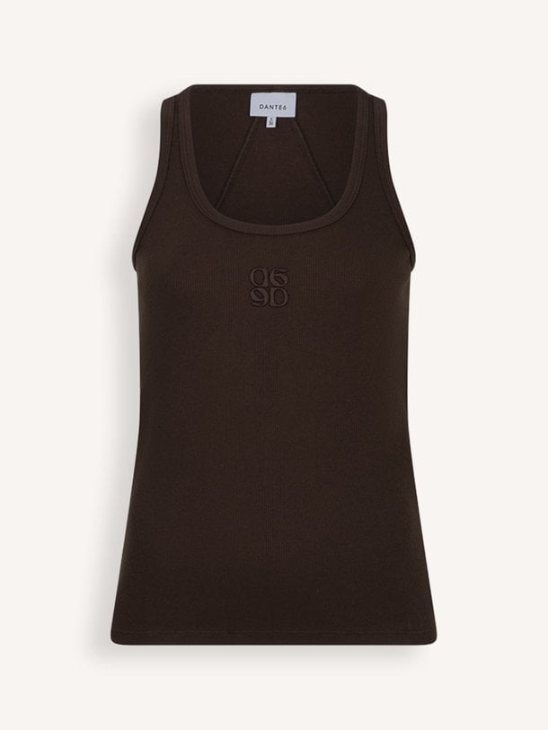 Ontdek de Zora, katoenmix rib tanktop van Dante 6 bij Orangebag. Op werkdagen voor 21:45 besteld, morgen in huis.