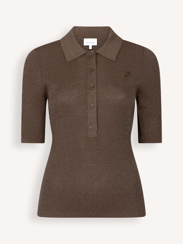 Ontdek de Fayza, viscosemix rib top met lurex van Dante 6 bij Orangebag. Op werkdagen voor 21:45 besteld, morgen in huis.