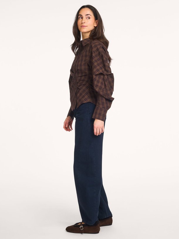 Ontdek de Neoella, katoenen geruite blouse van Neo Noir bij Orangebag. Op werkdagen voor 21:45 besteld, morgen in huis.