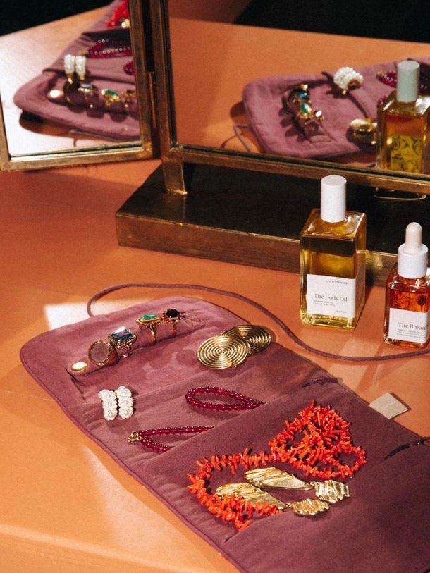 Ontdek de Laura, organic cotton sieradentasje van Palais bij Orangebag. Op werkdagen voor 21:45 besteld, morgen in huis.