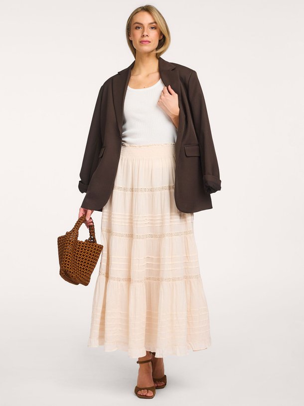 Ontdek de Felicia, katoenen maxi rok van Neo Noir bij Orangebag. Op werkdagen voor 21:45 besteld, morgen in huis.