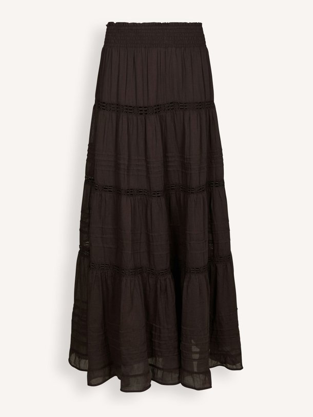 Ontdek de Felicia, katoenen maxi rok van Neo Noir bij Orangebag. Op werkdagen voor 21:45 besteld, morgen in huis.