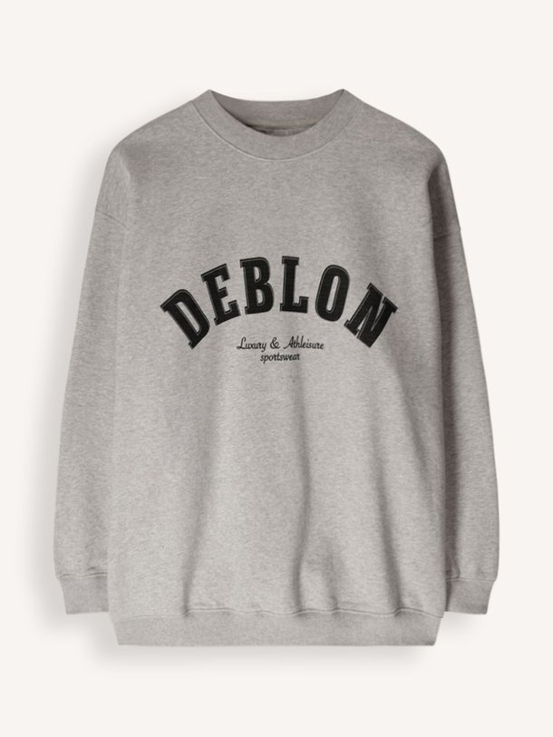 Ontdek de Puck, katoenen gemêleerde sweater met print van Deblon bij Orangebag. Op werkdagen voor 21:45 besteld, morgen in huis.