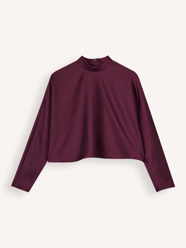 Dante 6 Sally, geweven satijnen top - Bordeauxrood Ontdek de Sally, geweven satijnen top van Dante 6 bij Orangebag. Op werkdagen voor 21:45 besteld, morgen in huis.