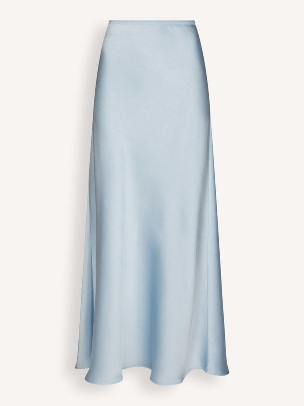 Vicky Heavy Sateen Skirt, polyester, elastane.