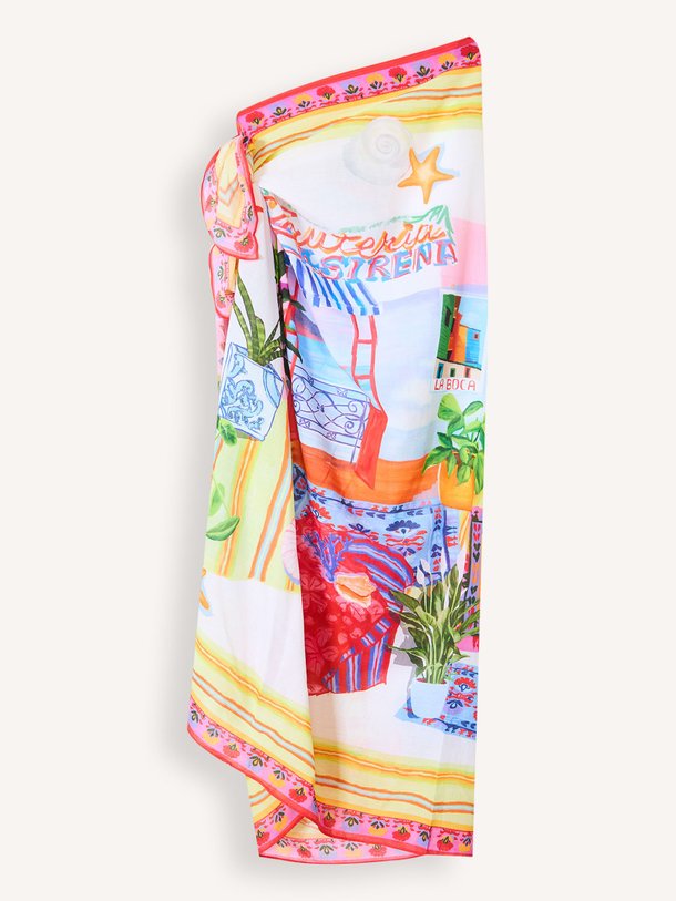 Ontdek de La Boca, Sarong van Seafolly bij Orangebag. Op werkdagen voor 21:45 besteld, morgen in huis.