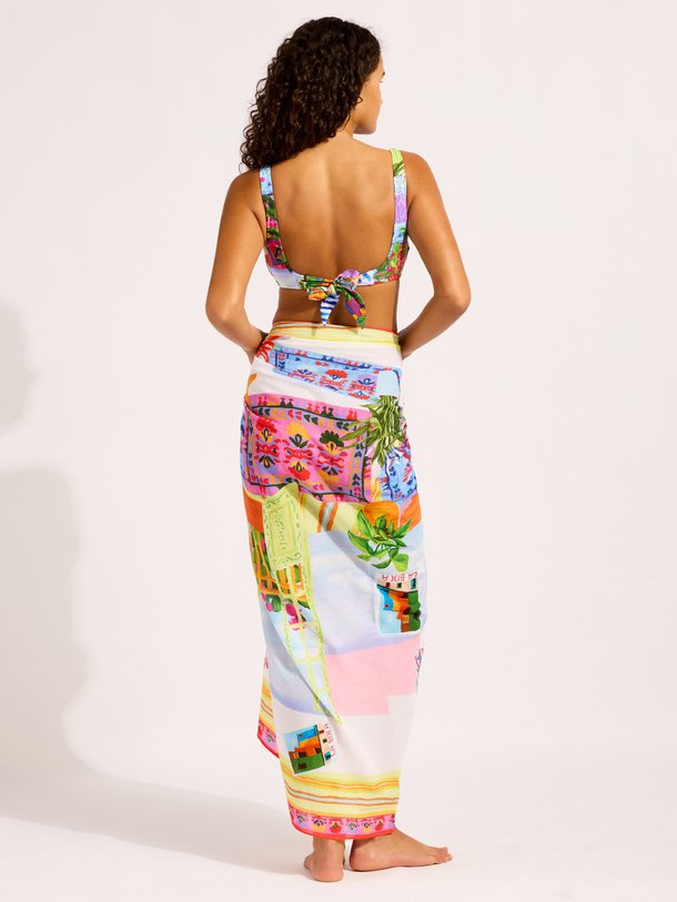Ontdek de La Boca, Sarong van Seafolly bij Orangebag. Op werkdagen voor 21:45 besteld, morgen in huis.