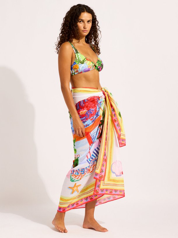Ontdek de La Boca, Sarong van Seafolly bij Orangebag. Op werkdagen voor 21:45 besteld, morgen in huis.