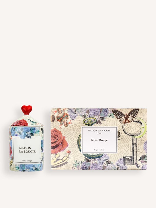 Ontdek de Rose Rouge, geurkaars 350g van Maison La Bougie bij Orangebag. Op werkdagen voor 21:45 besteld, morgen in huis.