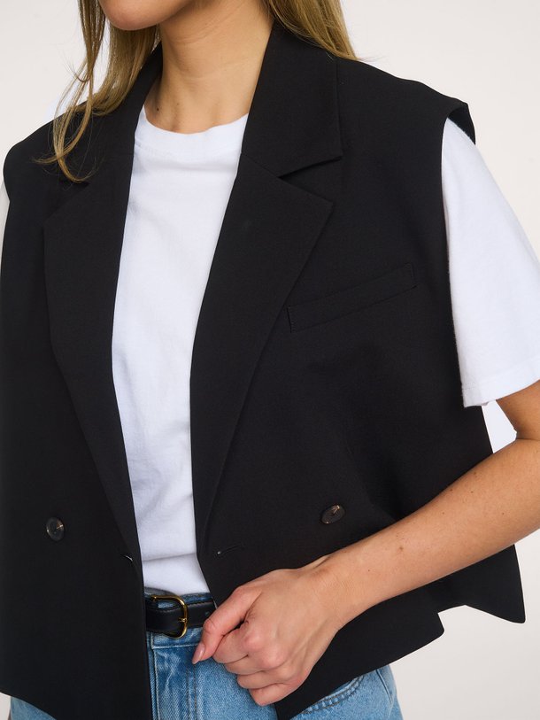 Ontdek de Gale, rayonmix gilet van Modstrom bij Orangebag. Op werkdagen voor 21:45 besteld, morgen in huis.