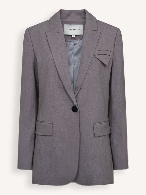Ontdek de Tailor, viscosemix blazer van Copenhagen Muse bij Orangebag. Op werkdagen voor 21:45 besteld, morgen in huis.