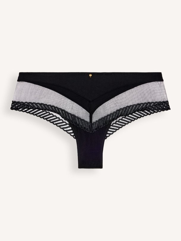 Aubade Sheer Emotion, hipster met mesh - Zwart Ontdek de Sheer Emotion, hipster met mesh van Aubade bij Orangebag. Op werkdagen voor 21:45 besteld, morgen in huis.
