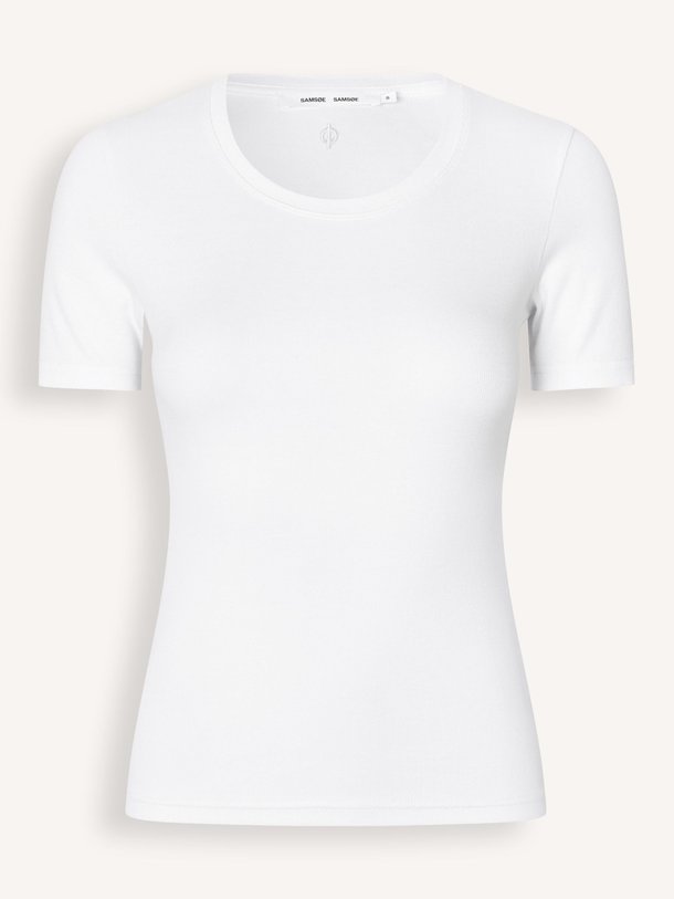 Ontdek de Saalexis, organic cottonmix rib T-shirt van Samsoe Samsoe bij Orangebag. Op werkdagen voor 21:45 besteld, morgen in huis.