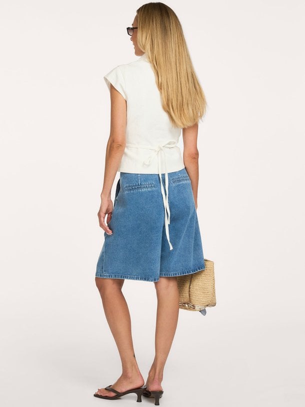 Rosel Denim Shorts Rosel, denim bermuda short