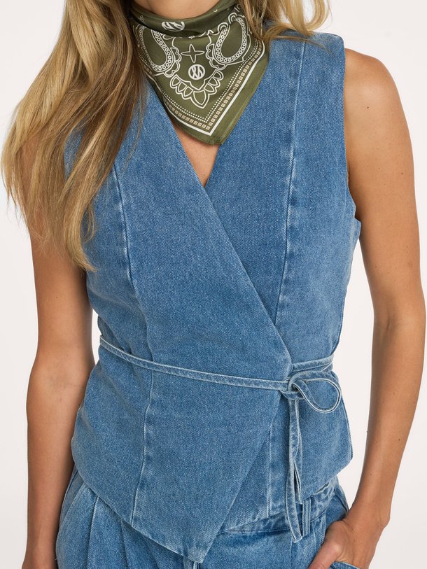 Samara Denim Waistcoat Samara, denim gilet