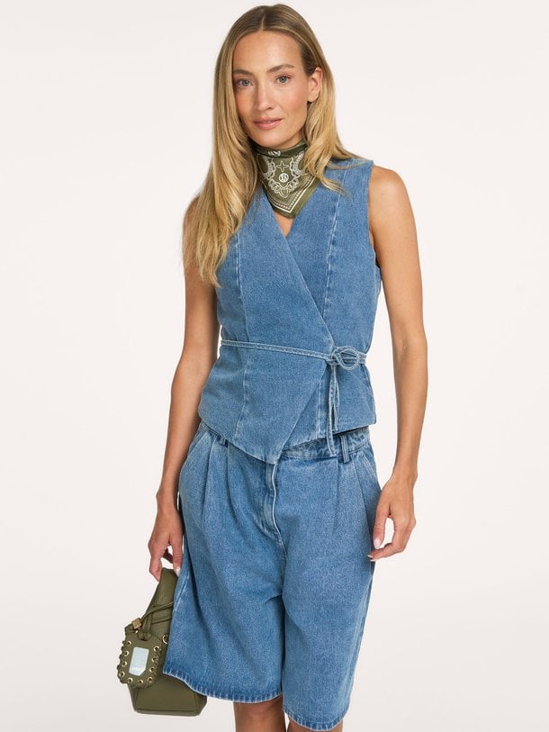 Samara Denim Waistcoat Samara, denim gilet