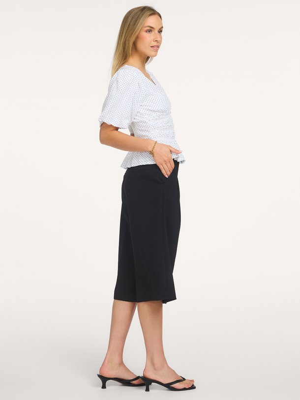 Sapura Mini Dot Blouse Sapura, katoenen gestipte top