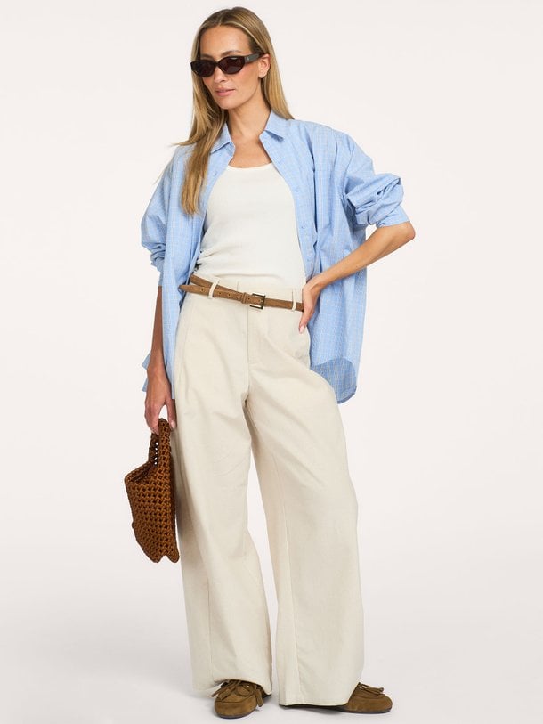 Dalma Triple Check Shirt Dalma, katoenen geruite blouse