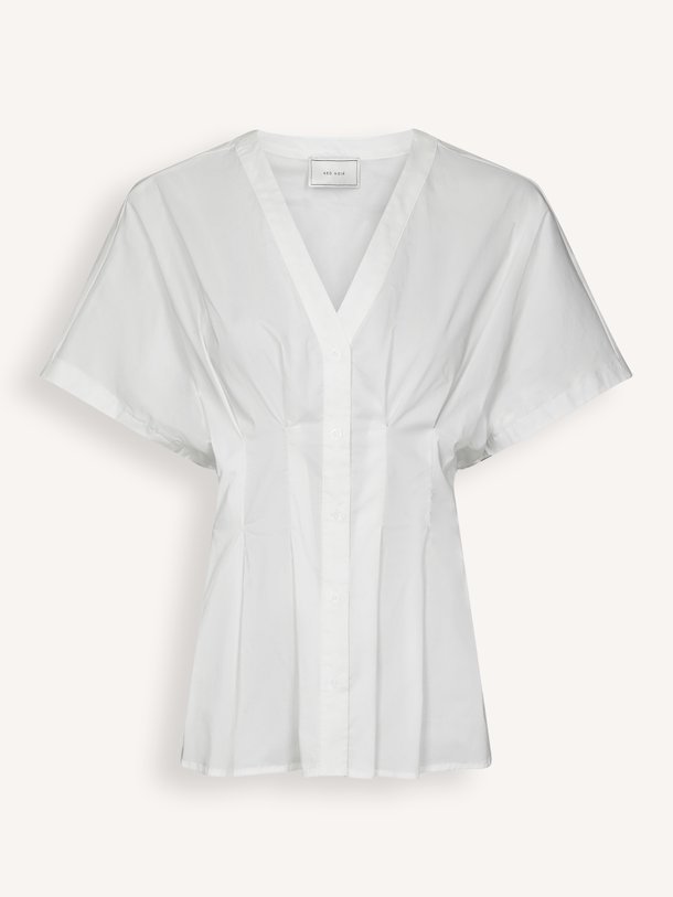 Adamma Poplin Blouse Adamma, katoenmix blouse