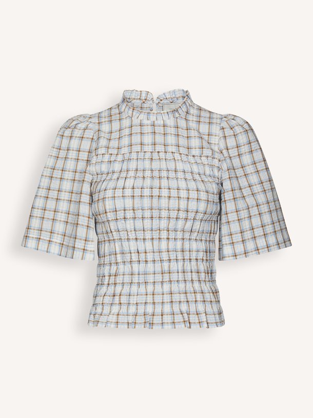 Possini mega check, katoenen blouse