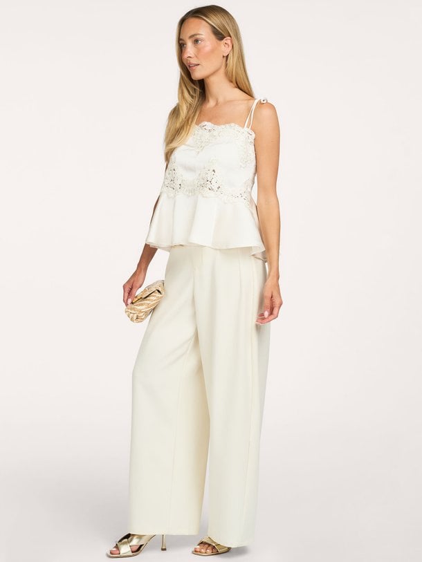 Massie Structure Pants Massie, geweven pantalon