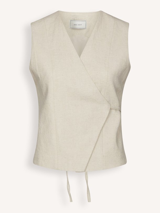 Neo Noir Samara Ramie Waistcoat online kopen | Orangebag Shop de Neo Noir Samara Ramie Waistcoat bij Orangebag. Een stijlvol mouwloos gilet van een luxe ramie-mix, perfect voor een chique en tijdloze look.