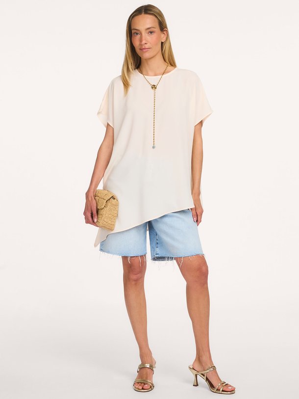Nerita Asymmetric, polyester blouse