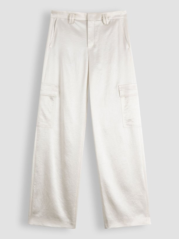 Ontdek de Ductile geweven glanzende cargo broek van Drykorn in de kleur beige bij Orangebag. Op werkdagen voor 21:45 besteld, morgen in huis.