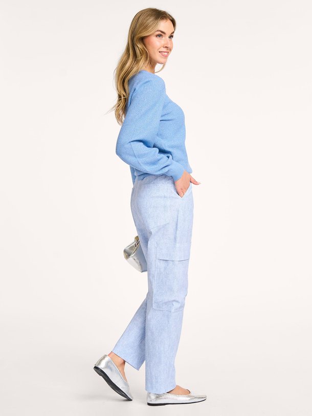 Ontdek de Malou heavy travel jersey broek met print van Studio Anneloes in de kleur lichtblauw bij Orangebag. Op werkdagen voor 21:45 besteld, morgen in huis.