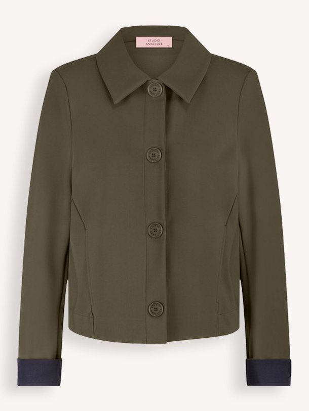 Ontdek de Hilly bonded travel jersey jasje van Studio Anneloes in de kleur army bij Orangebag. Op werkdagen voor 21:45 besteld, morgen in huis.