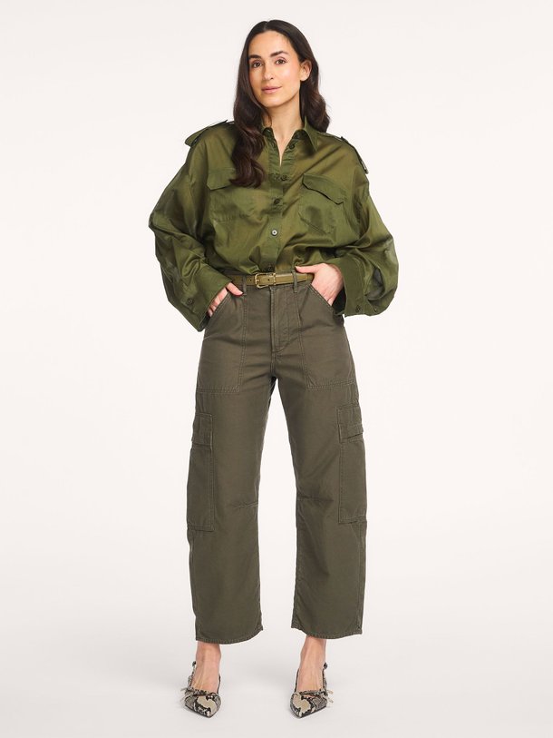 Drykorn Elowen katoenen blouse - Groen Ontdek de Elowen katoenen blouse van Drykorn in de kleur Groen bij Orangebag. Op werkdagen voor 21:45 besteld, morgen in huis.