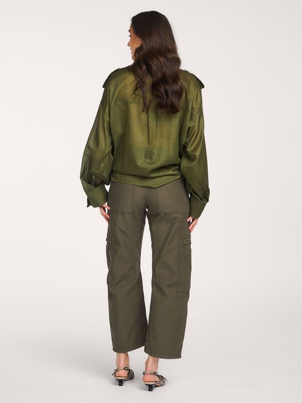 Drykorn Elowen katoenen blouse - Groen Ontdek de Elowen katoenen blouse van Drykorn in de kleur Groen bij Orangebag. Op werkdagen voor 21:45 besteld, morgen in huis.