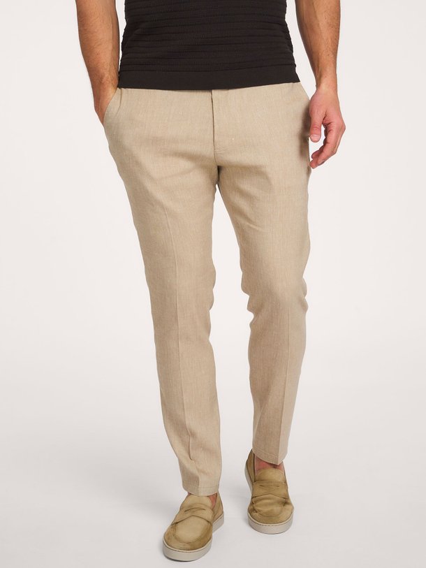 Ontdek de Ajend linnenmix broek van Drykorn in de kleur Zand bij Orangebag. Op werkdagen voor 21:45 besteld, morgen in huis.