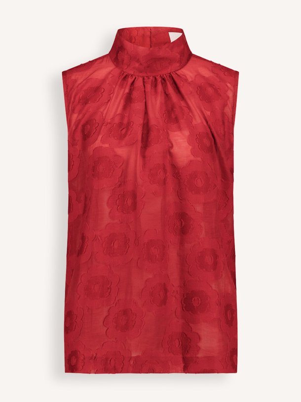 Ontdek de Anic katoenmix top van Studio Anneloes in de kleur rood bij Orangebag. Op werkdagen voor 21:45 besteld, morgen in huis.