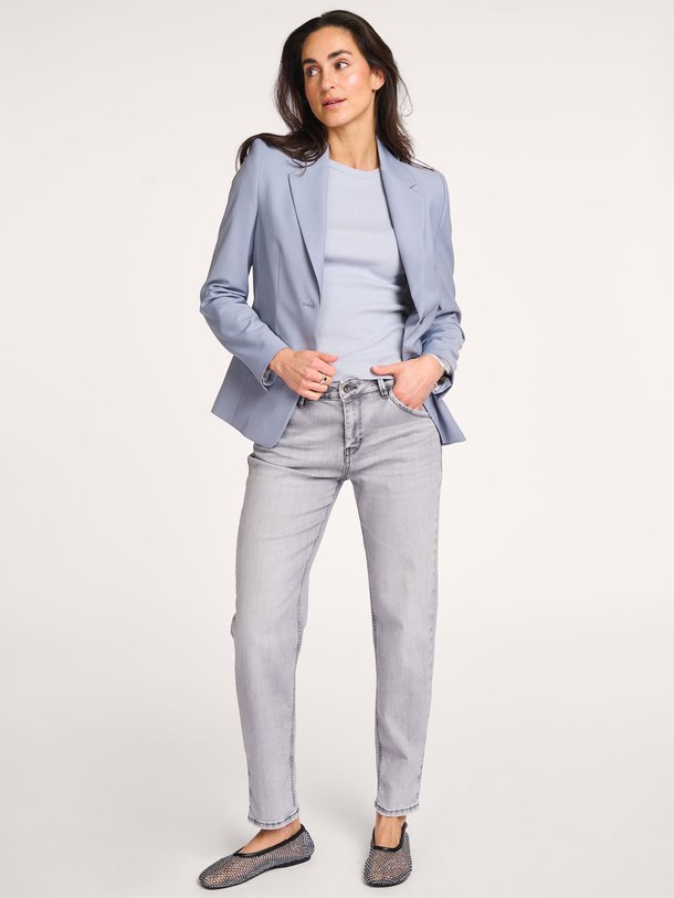 Ontdek de Like mid waist stretch skinny jeans van Drykorn in de kleur grijs bij Orangebag. Op werkdagen voor 21:45 besteld, morgen in huis.