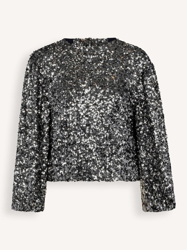 Ontdek de Blom geweven top met pailletten van Studio Anneloes in de kleur zilverkleur bij Orangebag. Op werkdagen voor 21:45 besteld, morgen in huis.