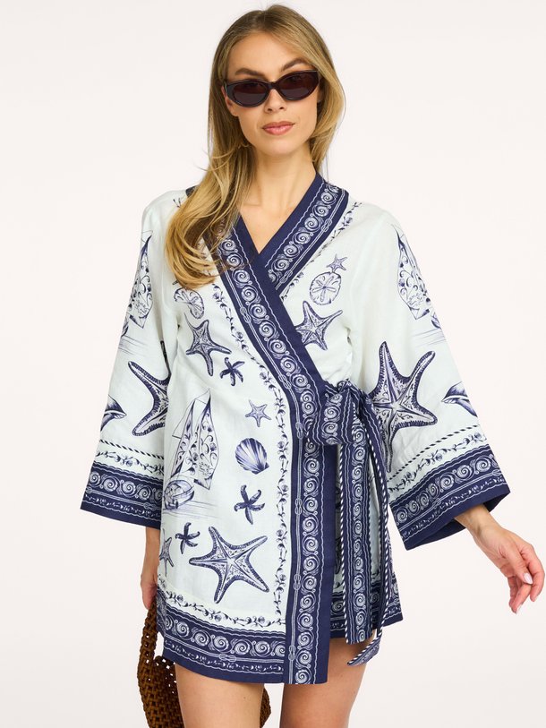 Coast Scarf, linnen jurk
