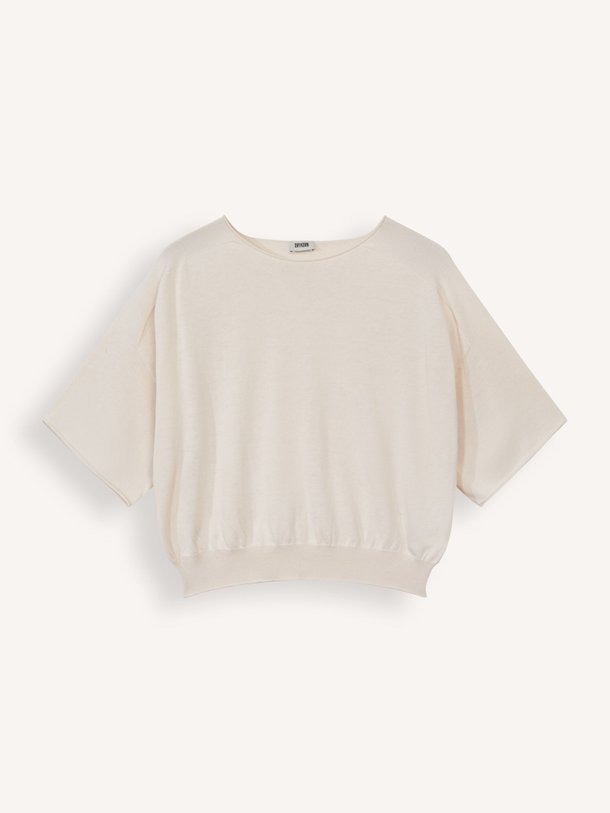 Ontdek de Dilary katoenen top van Drykorn in de kleur ecru bij Orangebag. Op werkdagen voor 21:45 besteld, morgen in huis.