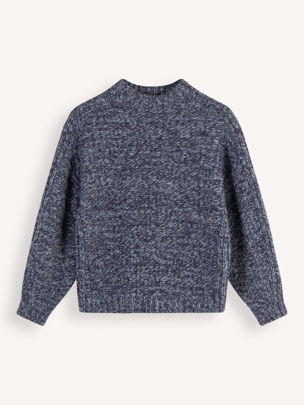 Ontdek de Ramea alpacamix gemêleerde trui van Drykorn in de kleur blauw bij Orangebag. Op werkdagen voor 21:45 besteld, morgen in huis.