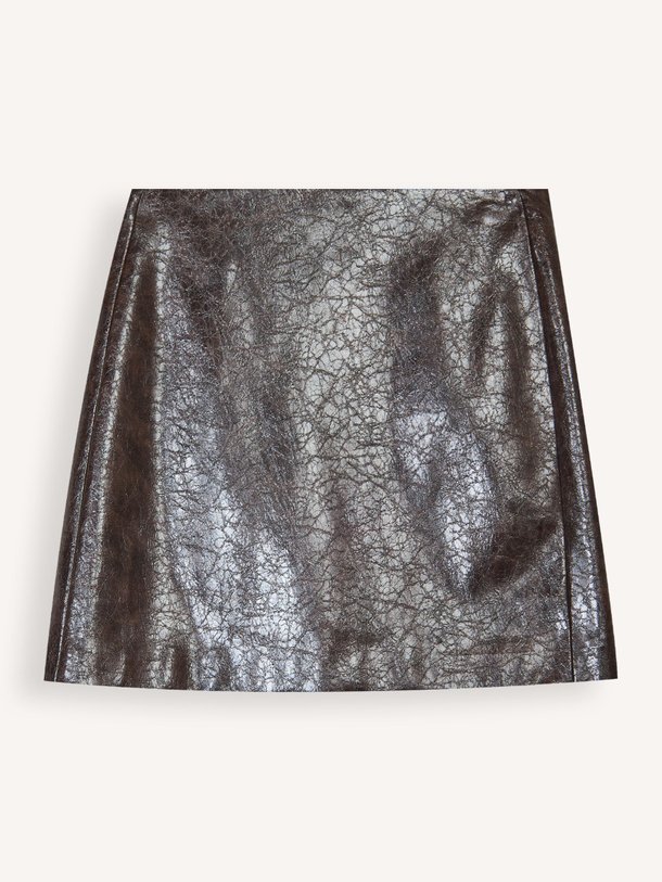 Ontdek de Gentilie leatherlook rok van Drykorn in de kleur Bruin bij Orangebag. Op werkdagen voor 21:45 besteld, morgen in huis.