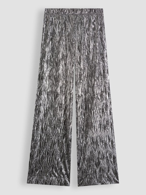 Ontdek de Frankie geweven metallic plissé broek van Studio Anneloes in de kleur zilverkleur bij Orangebag. Op werkdagen voor 21:45 besteld, morgen in huis.
