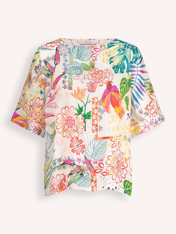 Ontdek de Patty viscose top met print van Studio Anneloes in de kleur off-white bij Orangebag. Op werkdagen voor 21:45 besteld, morgen in huis.
